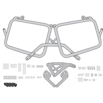 Portavaligie laterale Givi PLO6423MK per Triumph T