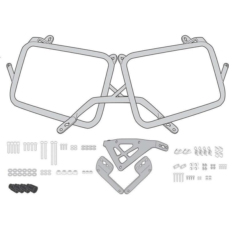 Portavaligie laterale Givi PLO6423MK per Triumph T