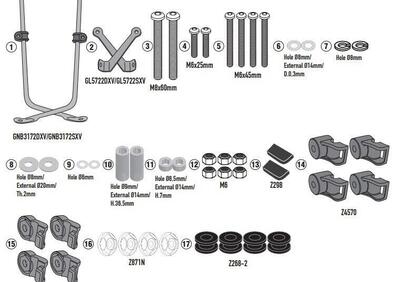 Kit di attacchi Givi A8103A per PEUGEOT Tweet 50-1 - Annuncio 9312337