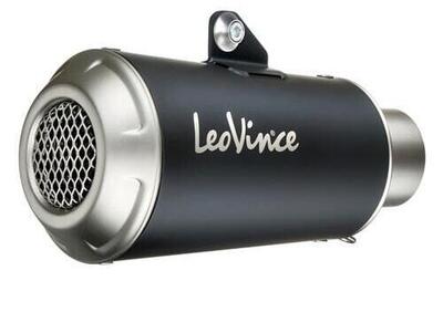 Terminale di scarico LeoVince LV-10 nero omologato - Annuncio 9770527