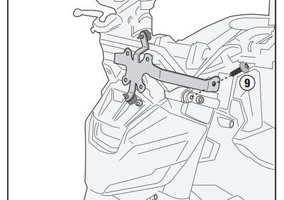 Kit Attacchi Cupolino Givi A2169A Per Yamaha MT-09 - Annuncio 9387086