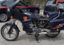 Moto Guzzi dei Carabinieri in vendita, scatta il sequestro 