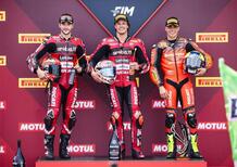 SBK 2026. GP dell’Emilia Romagna. Nicolò Bulega vince Gara2 e fa tripletta a Misano [GALLERY]